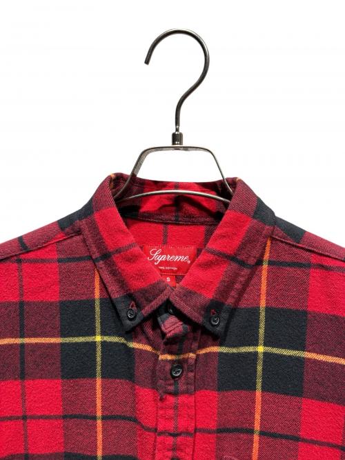 SUPREME（シュプリーム）SUPREME (シュプリーム) Tartan Flannel Shirt レッド サイズ:Sの古着・服飾アイテム