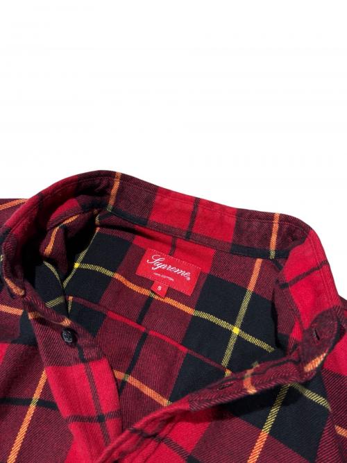 SUPREME（シュプリーム）SUPREME (シュプリーム) Tartan Flannel Shirt レッド サイズ:Sの古着・服飾アイテム