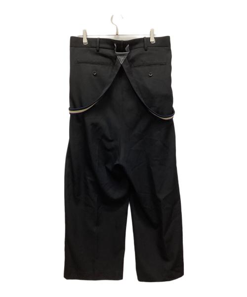 ANREALAGE HOMME（アンリアレイジオム）ANREALAGE HOMME (アンリアレイジオム) BUST SLACKS ブラック サイズ:46の古着・服飾アイテム