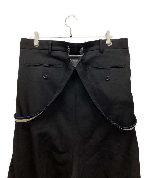 ANREALAGE HOMME（アンリアレイジオム）ANREALAGE HOMME (アンリアレイジオム) BUST SLACKS ブラック サイズ:46の古着・服飾アイテム