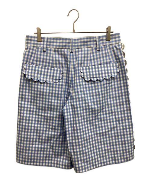 TSTS（ティーエスティーエス）TSTS (ティーエスティーエス) SPEECH BUBBLES BELTED SHORT TROUSERS ライトブルー サイズ:L 未使用品の古着・服飾アイテム