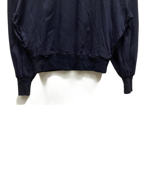 ANREALAGE HOMME（アンリアレイジオム）ANREALAGE HOMME (アンリアレイジオム) NOTCHED COLLAR POLO SHIRT ネイビー サイズ:48の古着・服飾アイテム