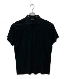 BALENCIAGA（バレンシアガ）の古着「BB Garderobe polo shirt」｜ブラック
