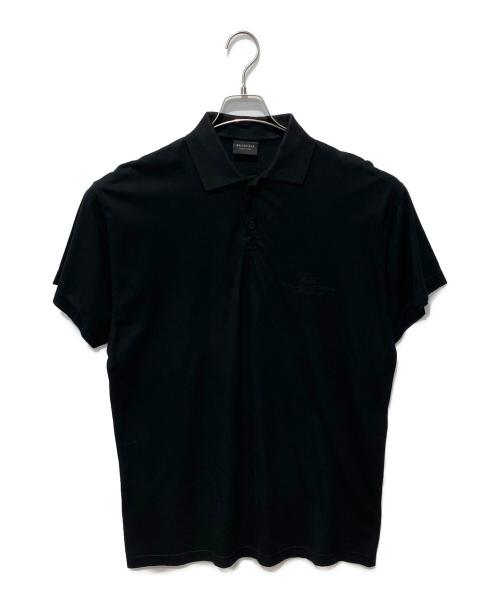 BALENCIAGA（バレンシアガ）BALENCIAGA (バレンシアガ) BB Garderobe polo shirt ブラック サイズ:Lの古着・服飾アイテム