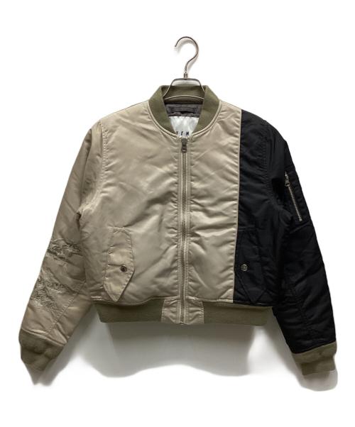 juemi（ジュエミ）juemi (ジュエミ) MA-1ジャケット ベージュ サイズ:Mの古着・服飾アイテム