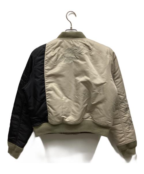 juemi（ジュエミ）juemi (ジュエミ) MA-1ジャケット ベージュ サイズ:Mの古着・服飾アイテム