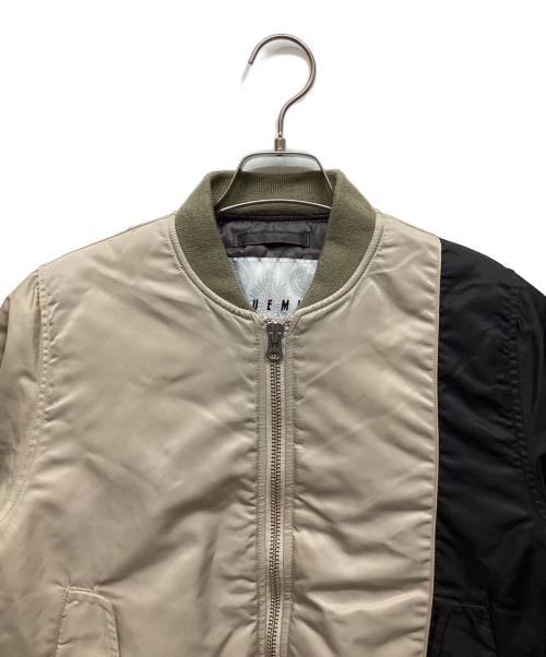 juemi（ジュエミ）juemi (ジュエミ) MA-1ジャケット ベージュ サイズ:Mの古着・服飾アイテム