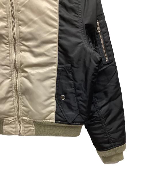 juemi（ジュエミ）juemi (ジュエミ) MA-1ジャケット ベージュ サイズ:Mの古着・服飾アイテム