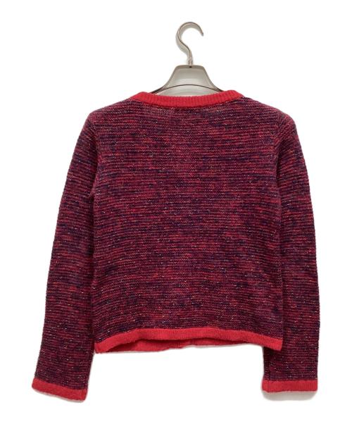 MARY QUANT（マリークヮント）MARY QUANT (マリークヮント) カーディガン レッド サイズ:Mの古着・服飾アイテム