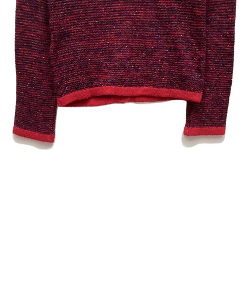 MARY QUANT（マリークヮント）MARY QUANT (マリークヮント) カーディガン レッド サイズ:Mの古着・服飾アイテム