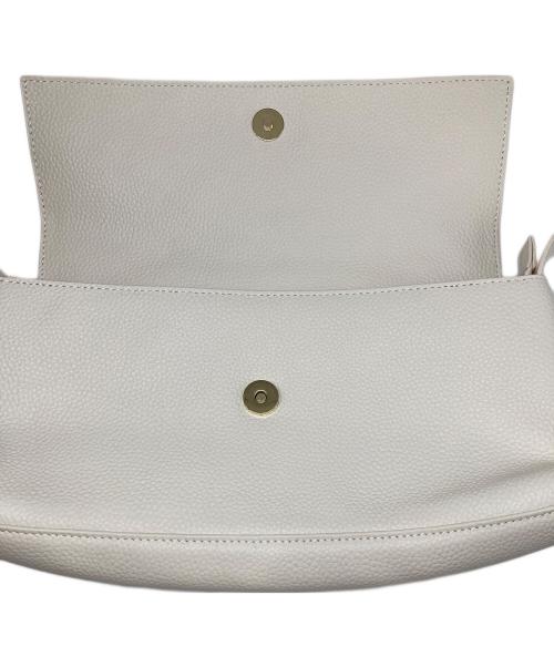 Papillonner（パピヨネ）Papillonner (パピヨネ) シュリンク リン ショルダー バッグ ホワイトの古着・服飾アイテム