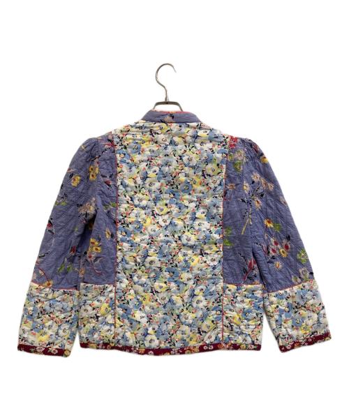 POLO RALPH LAUREN（ポロ・ラルフローレン）POLO RALPH LAUREN (ポロ・ラルフローレン) 花柄キルティングジャケット パープル サイズ:-の古着・服飾アイテム