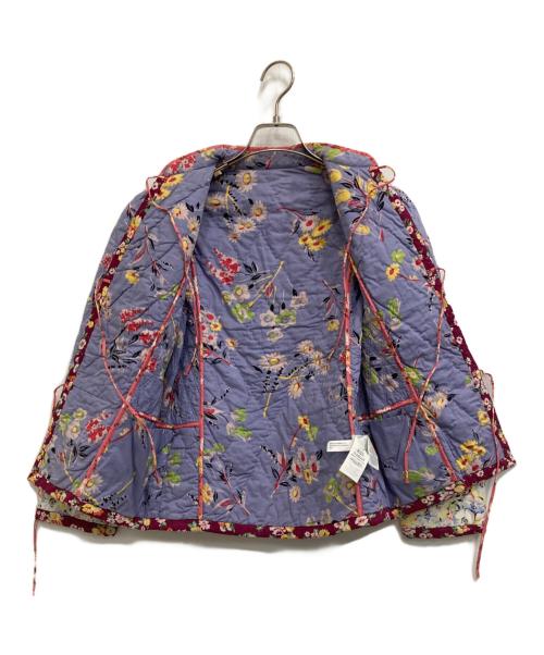 POLO RALPH LAUREN（ポロ・ラルフローレン）POLO RALPH LAUREN (ポロ・ラルフローレン) 花柄キルティングジャケット パープル サイズ:-の古着・服飾アイテム
