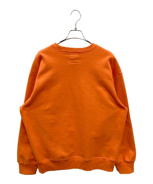 SUPREME（シュプリーム）Supreme (シュプリーム) YOHJI YAMAMOTO (ヨウジヤマモト) クルーネックスウェット オレンジ サイズ:Lの古着・服飾アイテム