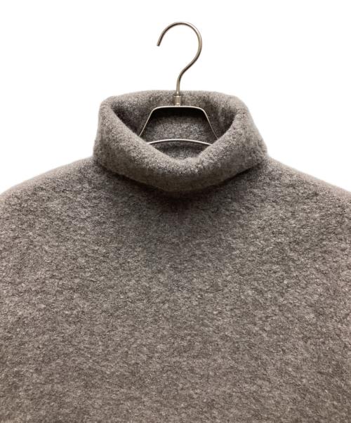 VERMEIL par iena（ヴェルメイユ パー イエナ）VERMEIL par iena (ヴェルメイユ パー イエナ) フリースタートルネックプルオーバー グレー サイズ:表記なしの古着・服飾アイテム