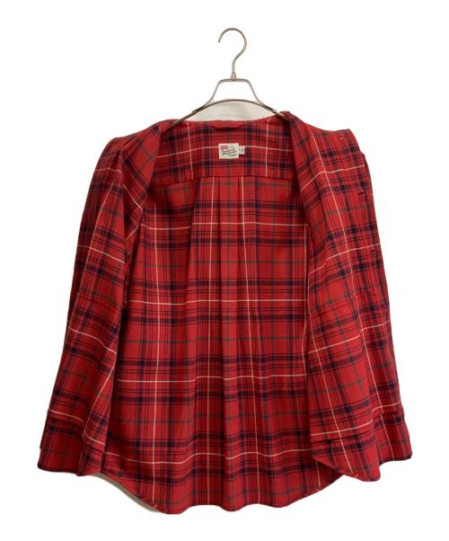 Traditional Weatherwear（トラディショナルウェザーウェア）Traditional Weatherwear (トラディショナルウェザーウェア) SHIRT 001 ローズレッドモダン サイズ:Lの古着・服飾アイテム