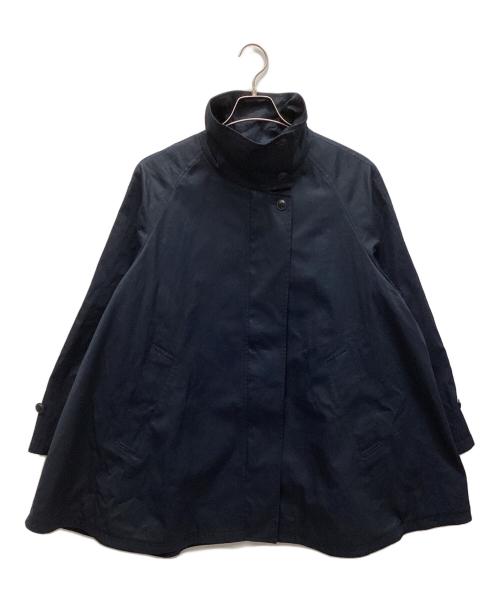 BABYLONE（バビロン）BABYLONE (バビロン) スタンドカラーコート ネイビー サイズ:Fの古着・服飾アイテム