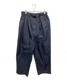 COMME des GARCONS HOMME（コムデギャルソン オム）の古着「Cotton ester gabardine pants」｜ネイビー