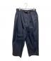 COMME des GARCONS HOMME（コムデギャルソン オム）の古着「Cotton ester gabardine pants」｜ネイビー