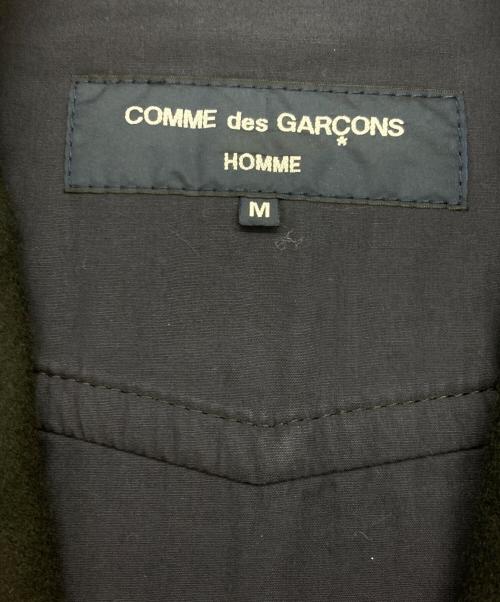 COMME des GARCONS HOMME（コムデギャルソン オム）COMME des GARCONS HOMME (コムデギャルソン オム) ウールジップジャケット ブラック サイズ:Mの古着・服飾アイテム