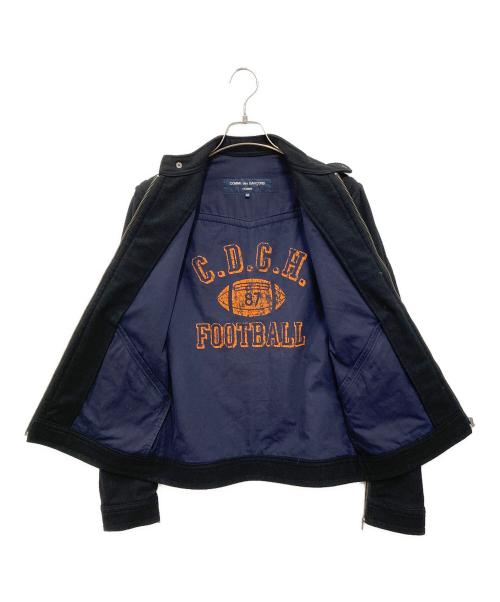 COMME des GARCONS HOMME（コムデギャルソン オム）COMME des GARCONS HOMME (コムデギャルソン オム) ウールジップジャケット ブラック サイズ:Mの古着・服飾アイテム