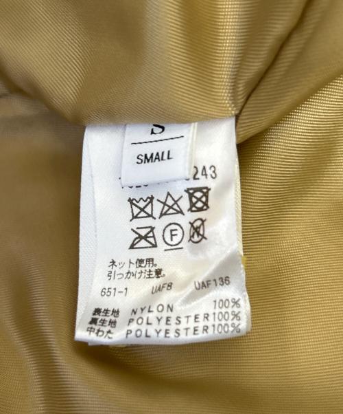 BEAUTY&YOUTH（ビューティーアンドユース）BEAUTY&YOUTH (ビューティーアンドユース) ナイロン パデッド ショートコート ベージュ サイズ:Sの古着・服飾アイテム