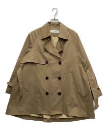 JOURNAL STANDARD（ジャーナルスタンダード）の古着「ミドルレングスラフトレンチコート」｜ベージュ