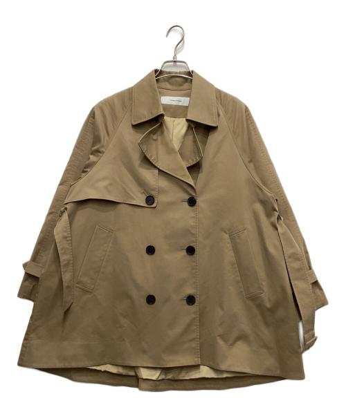JOURNAL STANDARD（ジャーナルスタンダード）JOURNAL STANDARD (ジャーナルスタンダード) ミドルレングスラフトレンチコート ベージュ サイズ:36の古着・服飾アイテム