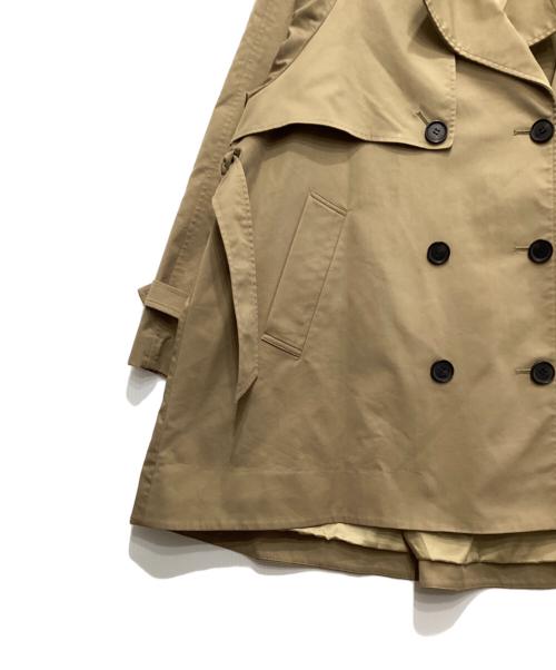 JOURNAL STANDARD（ジャーナルスタンダード）JOURNAL STANDARD (ジャーナルスタンダード) ミドルレングスラフトレンチコート ベージュ サイズ:36の古着・服飾アイテム