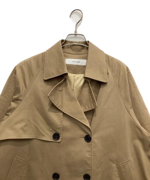 JOURNAL STANDARD（ジャーナルスタンダード）JOURNAL STANDARD (ジャーナルスタンダード) ミドルレングスラフトレンチコート ベージュ サイズ:36の古着・服飾アイテム