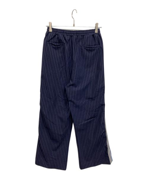 MAISON SPECIAL（メゾンスペシャル）MAISON SPECIAL (メゾンスペシャル) Side Line Jersey Straight Pants ネイビー サイズ:36の古着・服飾アイテム