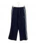 MAISON SPECIAL（メゾンスペシャル）の古着「Side Line Jersey Straight Pants」｜ネイビー