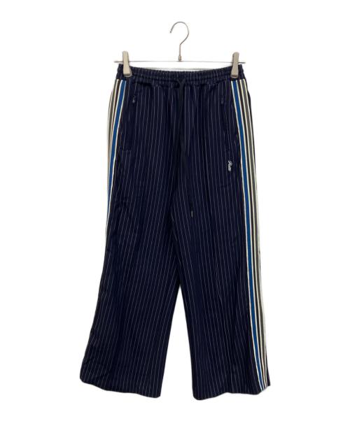 MAISON SPECIAL（メゾンスペシャル）MAISON SPECIAL (メゾンスペシャル) Side Line Jersey Straight Pants ネイビー サイズ:36の古着・服飾アイテム