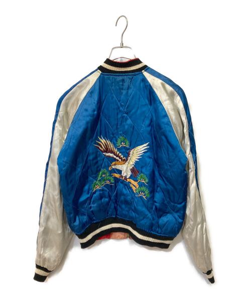 VINTAGE（ヴィンテージ）VINTAGE (ヴィンテージ) リバーシブルスカジャン ピンク×ブルー サイズ:不明の古着・服飾アイテム