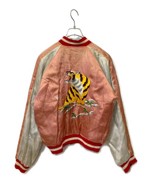 VINTAGE（ヴィンテージ）VINTAGE (ヴィンテージ) リバーシブルスカジャン ピンク×ブルー サイズ:不明の古着・服飾アイテム