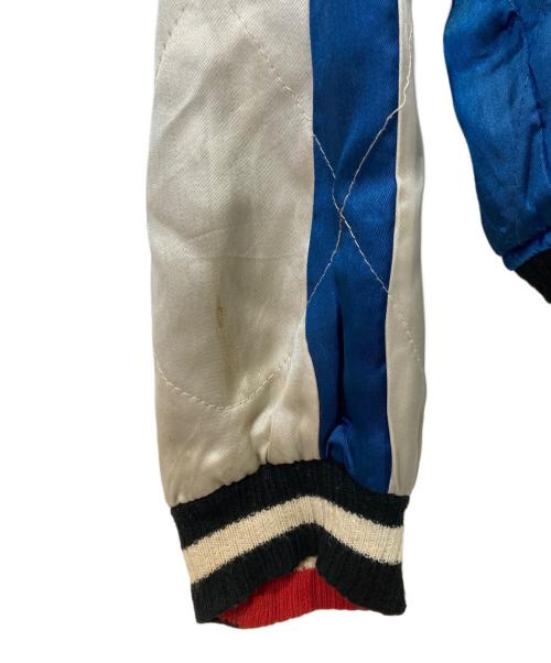 VINTAGE（ヴィンテージ）VINTAGE (ヴィンテージ) リバーシブルスカジャン ピンク×ブルー サイズ:不明の古着・服飾アイテム