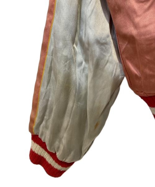 VINTAGE（ヴィンテージ）VINTAGE (ヴィンテージ) リバーシブルスカジャン ピンク×ブルー サイズ:不明の古着・服飾アイテム