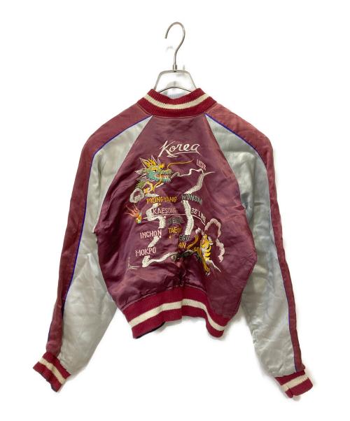 VINTAGE（ヴィンテージ）VINTAGE (ヴィンテージ) スーベニアジャケット パープル×グレー サイズ:不明の古着・服飾アイテム