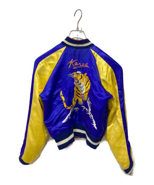 VINTAGE（ヴィンテージ）VINTAGE (ヴィンテージ) スーベニアジャケット パープル×グレー サイズ:不明の古着・服飾アイテム