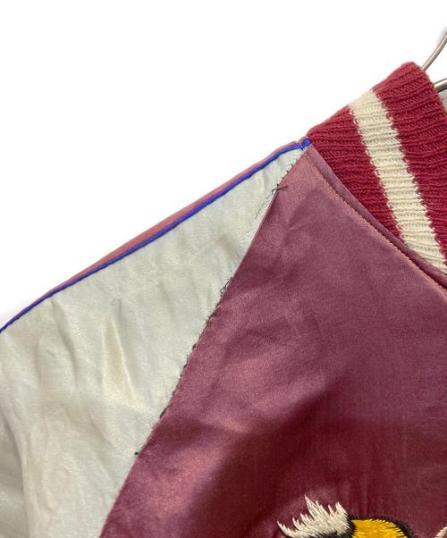 VINTAGE（ヴィンテージ）VINTAGE (ヴィンテージ) スーベニアジャケット パープル×グレー サイズ:不明の古着・服飾アイテム