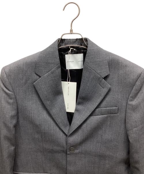H&M ATELIER（エイチアンドエム アトリエ）H&M ATELIER (エイチアンドエム アトリエ) ウールブレンド シングルブレストジャケット グレー サイズ:44Sの古着・服飾アイテム
