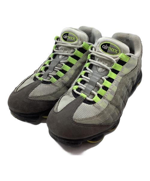 NIKE（ナイキ）NIKE (ナイキ) AIR VAPORMAX 95 グレー×グリーン サイズ:26.5の古着・服飾アイテム