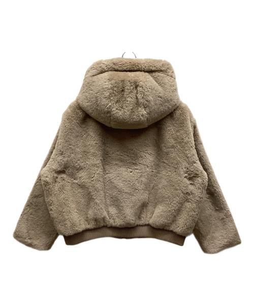 ZARA（ザラ）ZARA (ザラ) ボアパーカー ベージュ サイズ:34の古着・服飾アイテム