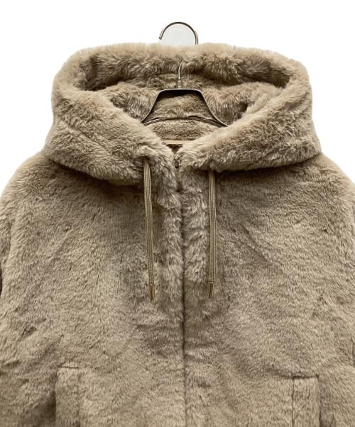 ZARA（ザラ）ZARA (ザラ) ボアパーカー ベージュ サイズ:34の古着・服飾アイテム