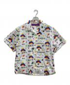 Cactus Plant Flea Marketカクタスプラントフリーマーケット）の古着「CROP ALOHA LSD SHIRT」｜ホワイト