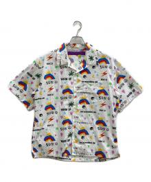Cactus Plant Flea Market（カクタスプラントフリーマーケット）の古着「CROP ALOHA LSD SHIRT」｜ホワイト