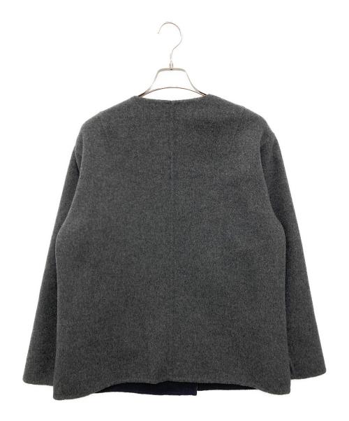 theory luxe（セオリーリュクス）theory luxe (セオリーリュクス) ウールカシミヤショートコート チャコールグレー サイズ:38の古着・服飾アイテム