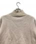中古・古着 PUBLIC TOKYO (パブリックトウキョウ) ショートヘムリブニット ベージュ サイズ:FREE：3000円