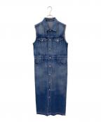 Whim Gazetteウィムガゼット）の古着「DENIMワンピース」｜ブルー