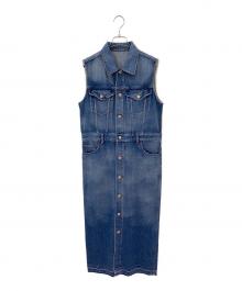 Whim Gazette（ウィムガゼット）の古着「DENIMワンピース」｜ブルー